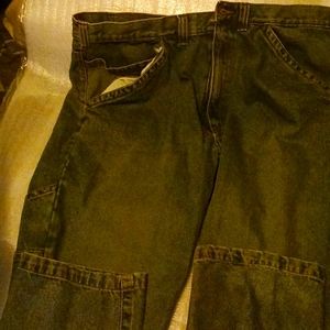Men Drill Blue Jeans size 46w x 32L